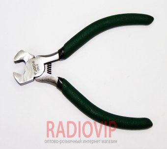 картинка Кусачки вертикальные,зелёные ручки 120*16мм,Q30 от интернет магазина Radiovip