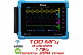 картинка Планшетный портативный осциллограф TO1104 Micsig, 100 МГц, 4 канала, выборка 1 ГВ/с, WiFi, LAN, HDMI, USB от интернет магазина Radiovip