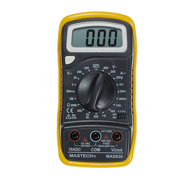 картинка Цифровой мультиметр  MASTECH  MAS830 от интернет магазина Radiovip