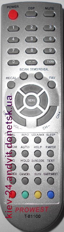 картинка Пульт Rolsen (Elektron) 81100 (Alpari.Xenon.West) от интернет магазина Radiovip
