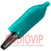 картинка Зажим тестерный большой  зелёный от интернет магазина Radiovip