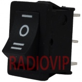 картинка Перекл. клавишн. 3pin без подсв.ON-OFF-ON 3A чёрн. от интернет магазина Radiovip