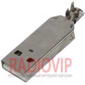 картинка Штекер USB тип A разборной, под шнур, без корпуса от интернет магазина Radiovip