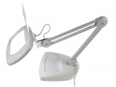 картинка Лупа-лампа с LED подсветкой, круглая, 3-x кр.увелич., диам-108 x 174 мм ZD142B от интернет магазина Radiovip