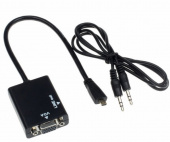 картинка Конвертер micro HDMI(папа) на VGA(мама) + Audio от интернет магазина Radiovip