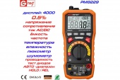 картинка PM8229 многофункциональный мультиметр PEAKMETER (напряжение, ток, сопротивление, ёмкость, частота, температура, влажность, освещенность, шум) от интернет магазина Radiovip