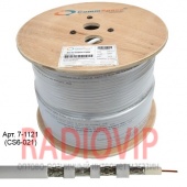 картинка Кабель RG-6 (F660 Quad-Shield), 2фольги+2экр., диам-7,5мм, белый, 305м от интернет магазина Radiovip