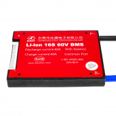 картинка BMS плата Li-ion 60V 16S 40A симметрия  от интернет магазина Radiovip