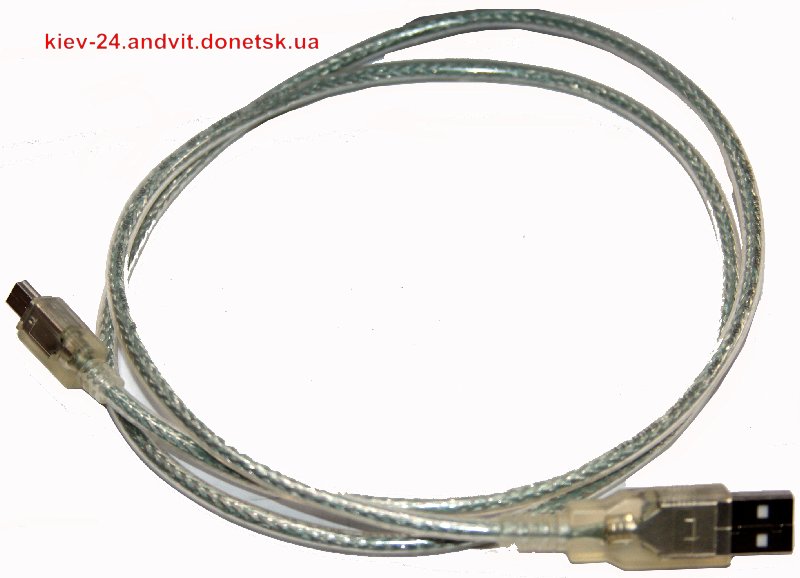 картинка Шнур шт. USB- шт.mini USB 5pin 1,5 м от интернет магазина Radiovip