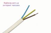 картинка Кабель силовой ШВВП 3х4мм.кв., CU, белый, 100м от интернет магазина Radiovip