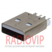 картинка Штекер USB тип A, монтажный от интернет магазина Radiovip