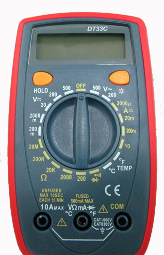 картинка Мультиметр DT-33C от интернет магазина Radiovip