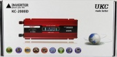картинка Инвертор 12-220 KC-2000D 2000W с LCD дисплеем от интернет магазина Radiovip