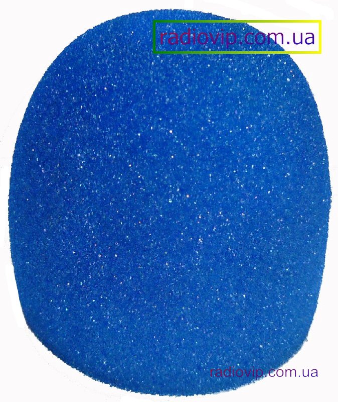 картинка Паралоновая насадка на микрофон,синяя F-1E(page95), арт. F-1E(page95) от интернет магазина Radiovip