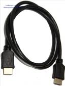 картинка Шнур HDMI (шт.- шт.) Vers.-1,3, диам.-6мм, 0.8м, чёрный от интернет магазина Radiovip