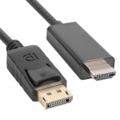 картинка Шнур шт.HDMI- шт.Display Port, gold, 1,8м от интернет магазина Radiovip