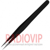 картинка Пинцет ESD, ZD-156B, 110 мм, острый от интернет магазина Radiovip