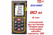 картинка SW-E80 лазерная рулетка, от 0,05 до 80 м от интернет магазина Radiovip