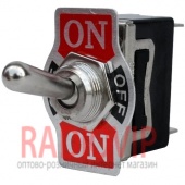 картинка Тумблер KN3(C)-103P KN3(C)-103AP (ON-OFF-ON), 3pin, 10A 250VAC от интернет магазина Radiovip