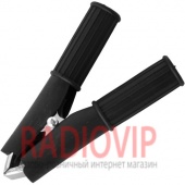 картинка Зажим аккумуляторный 30А, в изоляции, чёрный от интернет магазина Radiovip