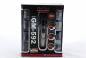 картинка Машинка для стрижки, триммер, стайлер, бритва Gemei GM-592 10 в 1 от интернет магазина Radiovip
