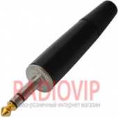 картинка Штекер 6,3 стерео, корпус металл,большой, чёрный от интернет магазина Radiovip