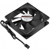 картинка Вентилятор корпусной LogicPower F9NB, 3pin (питание), цвет-черный, DC1 от интернет магазина Radiovip