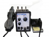 картинка Паяльная станция BAKKU BK-878А,фен,паяльник от интернет магазина Radiovip