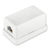 картинка Розетка Logicpower (LP-112) 1-порт.RJ-45.кат.5е UTP от интернет магазина Radiovip