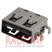 картинка Гнездо USB тип A (180*), монтажное от интернет магазина Radiovip