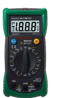 картинка Цифровой мультиметр  MASTECH MS8233D от интернет магазина Radiovip
