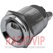 картинка Кнопка антивандальная PBS-28B-3 без фиксации OFF-(ON), 2pin, 2А 250V от интернет магазина Radiovip