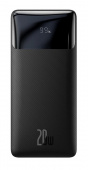 картинка Power Bank 10000 mAh 20W — Baseus (PPBD04010) Bipow Pro Digital Display Fast Charge (With Simple Series Charging Cable USB to Type-C 3A 0.3m Black — PPBD040101 Black от интернет магазина Radiovip