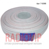 картинка Кабель 3C2V(0,5Сu/32x0.12CCA)+ 4x0,51Cu, диам.-5,0+4,0мм, белый, 100м от интернет магазина Radiovip