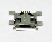 картинка Гнездо micro USB монтажное тип 3 от интернет магазина Radiovip