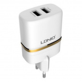 картинка Сетевое зарядное устройство LDNIO DL-AC52 2хUSB от интернет магазина Radiovip