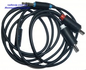 картинка Шнур шт.3.5mm ст -шт. 2 RCA 3,0 м. от интернет магазина Radiovip