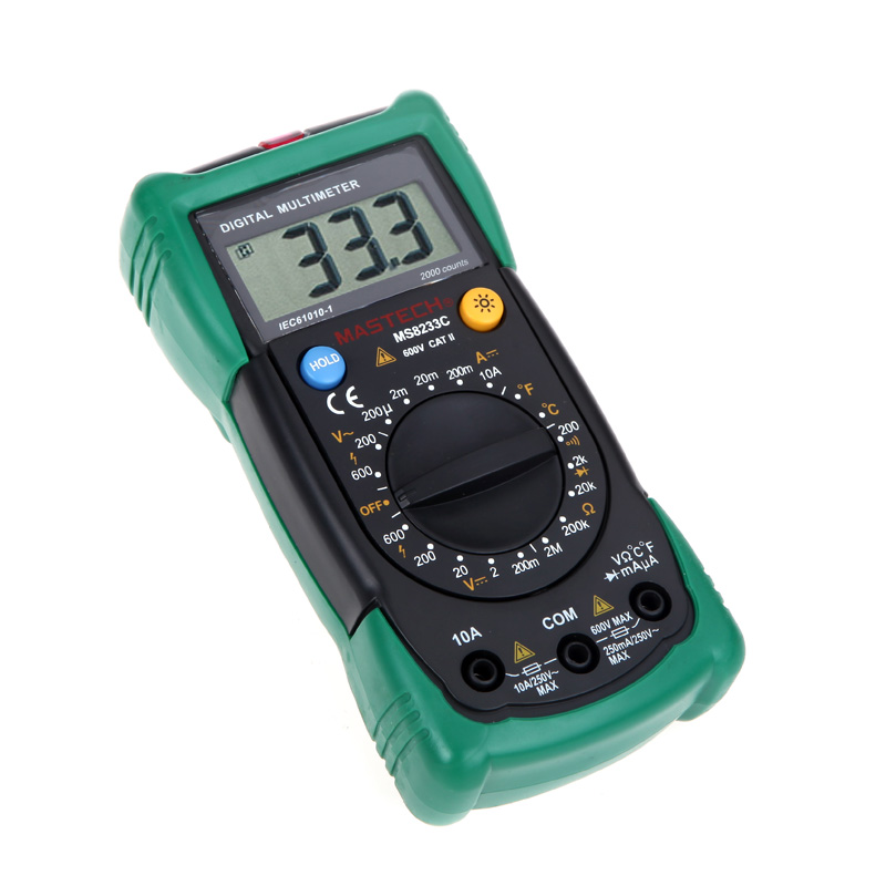 картинка Цифровой мультиметр  MASTECH  MS8233C от интернет магазина Radiovip