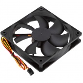 картинка Вентилятор корпусной LogicPower F12NB 120MM, 3pin (питание), цвет-черн от интернет магазина Radiovip
