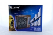 картинка Радиоприемник Golon RX 1431 T портативная колонка USB /SD / MP3/ FM / фонарик от интернет магазина Radiovip
