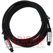 картинка Шнур оптический (toslink plug- toslink plug) метал., диам.-5мм, 3м. от интернет магазина Radiovip