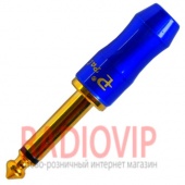 картинка Штекер 6,3мм моно , PEAVEY, корпус металл.,синий от интернет магазина Radiovip