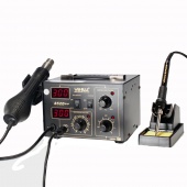 картинка Паяльная станция 2в1 YIHUA 852D+ (паяльник+фен(бесщеточный)) от интернет магазина Radiovip