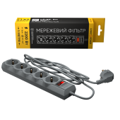 картинка Сетевой фильтр LogicPower LP-X5 PREMIUM, 5 m Grey (3520Вт) от интернет магазина Radiovip