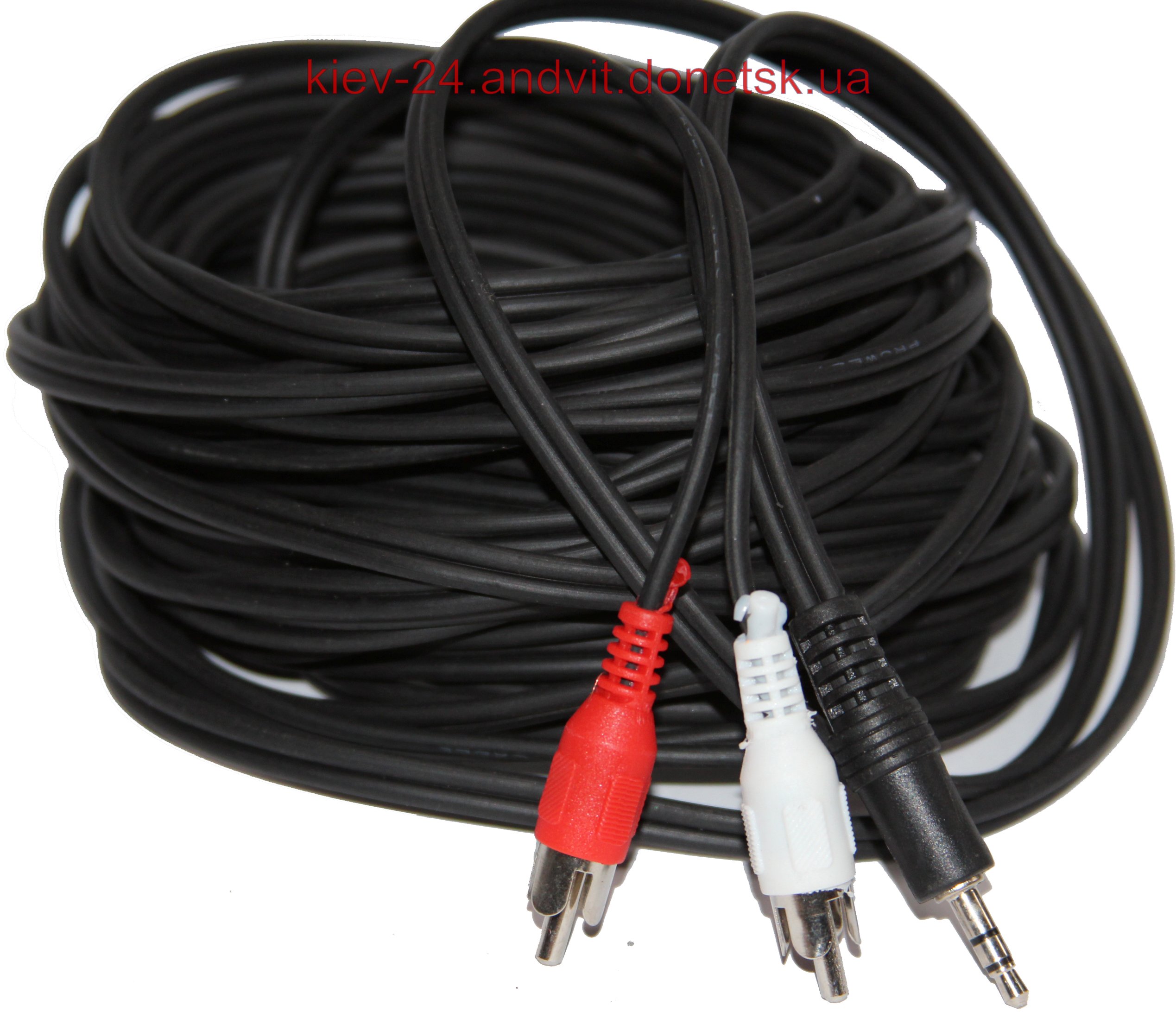 картинка Шнур 3.5мм ст.-2xRCA (10.0м) от интернет магазина Radiovip