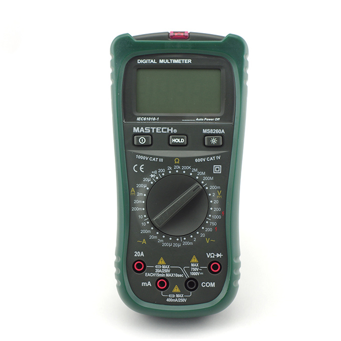 картинка Цифровой мультиметр  MASTECH MS8260A от интернет магазина Radiovip