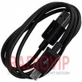 картинка Шнур шт.USB А -шт.miсro USB (Samsung), long pin, 1м, чёрный от интернет магазина Radiovip