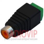 картинка Гнездо RCA с клеммной колодкой (под винт) от интернет магазина Radiovip