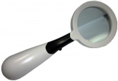 картинка Лупа ручная круглая с 2 LED подсветкой TH-601 4X d=65мм от интернет магазина Radiovip