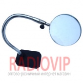 картинка Стеклянная лупа настольная на гибком  держателе 2,5 кр.увелич. d-100мм MG15117 от интернет магазина Radiovip